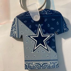 Cowboys double sided keychain